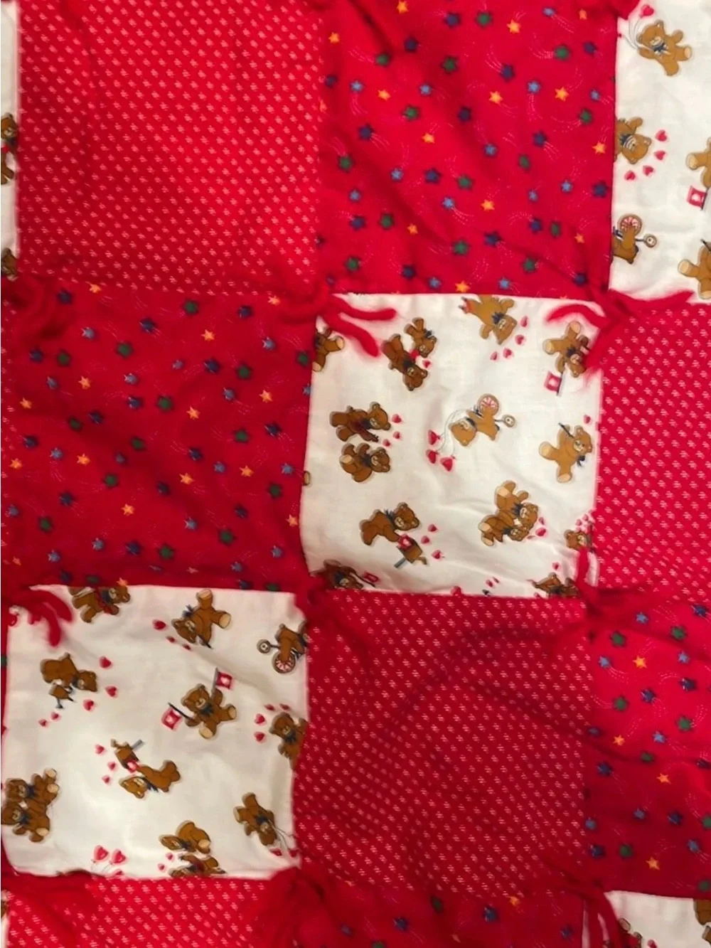 Baby/Youth Handmade Teddy Bear Quilt